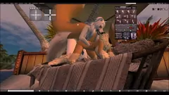 play Orgia ślepego wilka na plaży: raj Hentai Yiffing