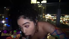 play O amor de ébano peitudo Ariel monta BBC na varanda